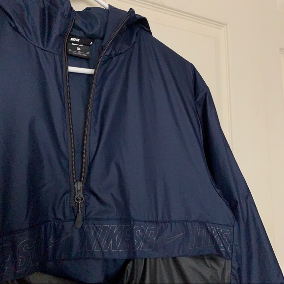 Nwot Nike SB windbreaker rain half zip up jacket - Picture 2 of 6